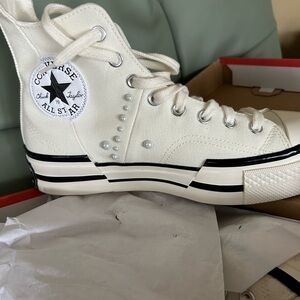 Converse All Star White High Top Sneakers